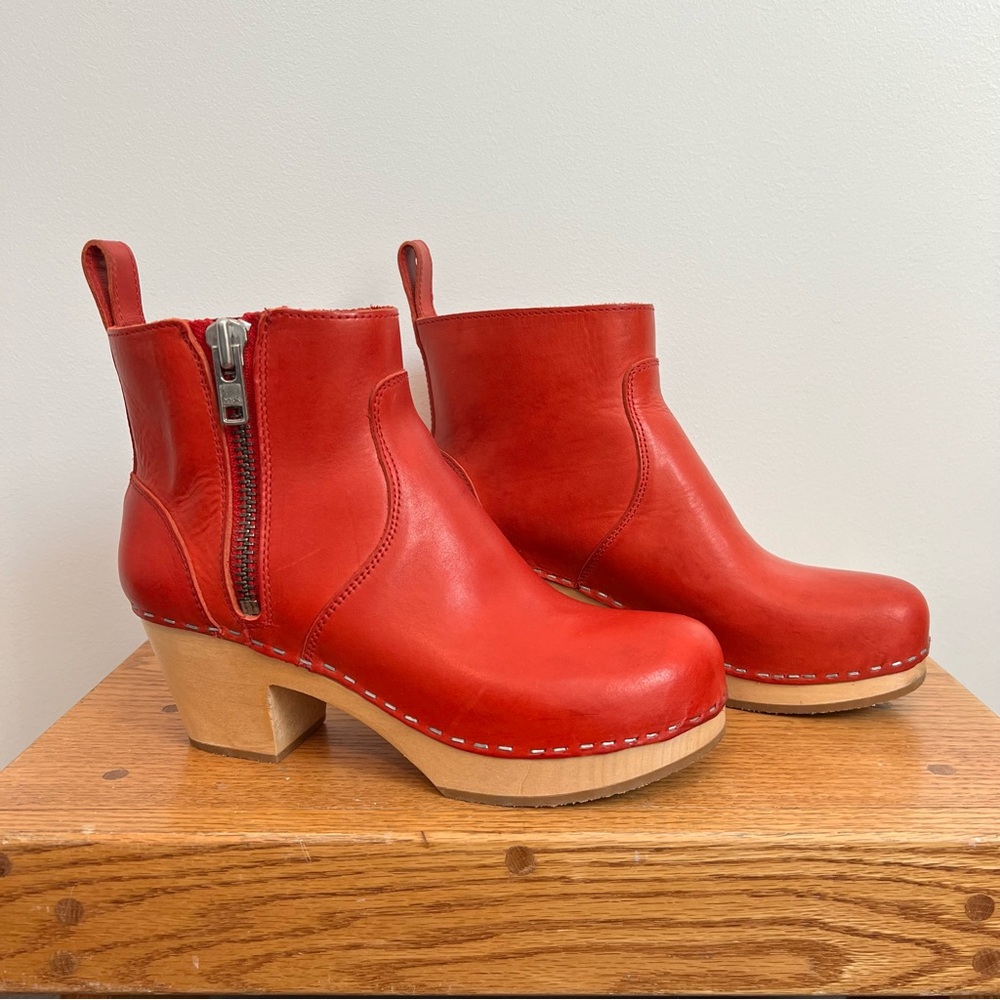 Swedish Hasbeens Zip It Emy Boots